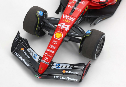 BBR Models 1/18 Ferrari SF-23 Fiorano Test 2025 Lewis Hamilton Polyfoam Pack