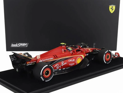 Looksmart 1/18 Ferrari SF-24 Oliver Bearman #38 7th Saudi Arabian GP 2024