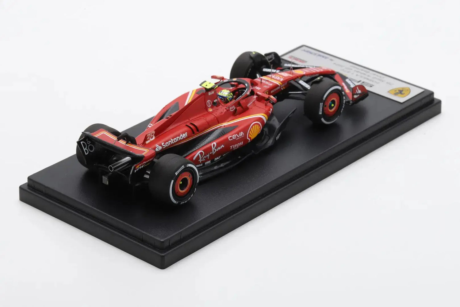 Looksmart 1/43 Scuderia Ferrari SF-24 Carlos Sainz 3rd place Bahrain GP - Racing Model Shop