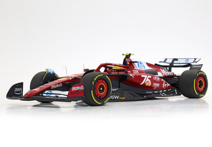 BBR Models 1/18 Ferrari SF-25 Monaco Livery For 75 Years With Shell Lewis Hamilton Polyfoam Packaging