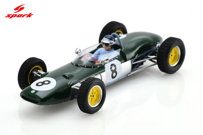 Sparkmodel 1/43 Lotus 21  #8 3rd French GP 1961 Jim Clark