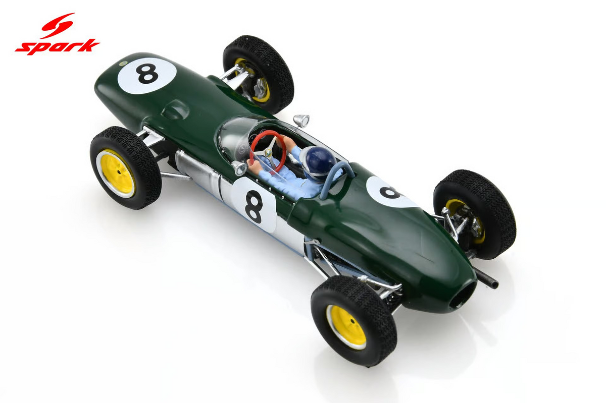 Sparkmodel 1/43 Lotus 21  #8 3rd French GP 1961 Jim Clark
