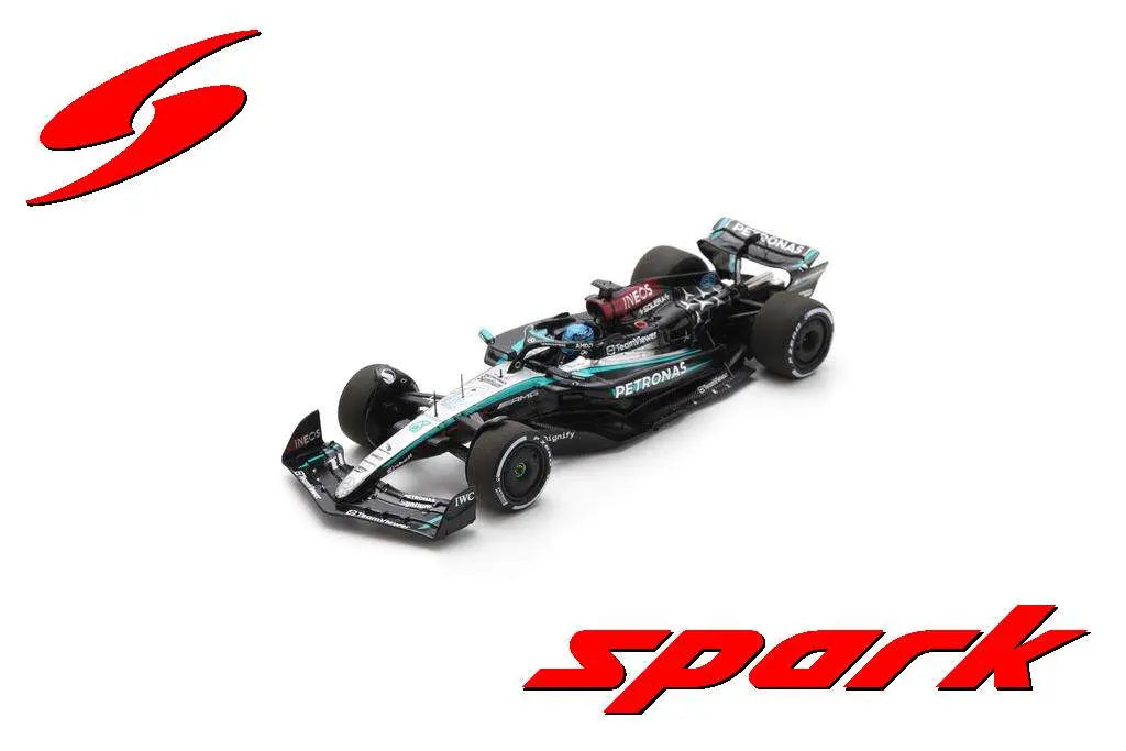 Sparkmodel 1/43 Mercedes-AMG PETRONAS Formula One Team No.63 F1 W15 E Performance Winner Las Vegas GP 2024 George Russell - Racing Model Shop