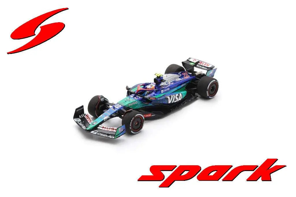 Sparkmodel 1/43 Visa Cash App RB F1 Team VCARB 01 No.22 Visa Cash App RB F1 Team 9th Las Vegas GP 2024 Yuki Tsunoda - Racing Model Shop