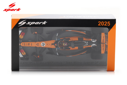 Spark 1/43 McLaren MCL39 #81 Oscar Piastri Winner Spanish GP 2025