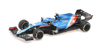 Minichamps 1/43 Alpine F1 Team A521 Fernando Alonso Qatar GP 2021 LE 1008 Pcs image 0