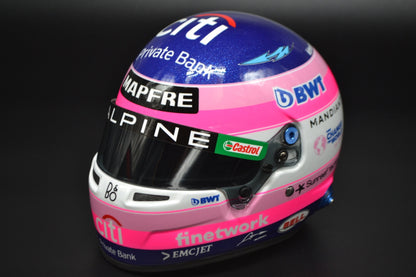 Fernando Alonso Alpine F1 Team 1/2 mini helmet 2022 season