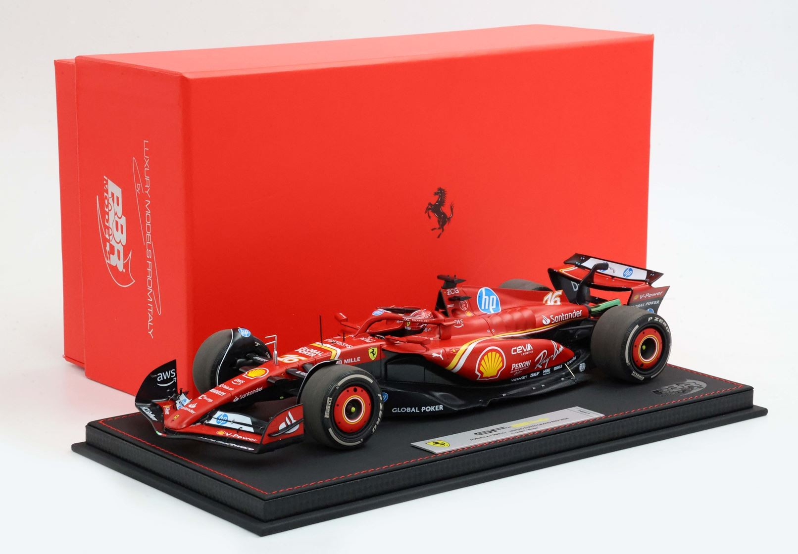 Ferrari SF24 F1 USA GP Austin Winner Leclerc - Diecast Special Pack   #BBR241816EDIE Preorder - Racing Model Shop