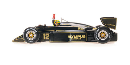 Minichamps 1/18 Lotus Renault 97T A .Senna GP Portugal 1985 W/Rain Tyres 1st win image 0