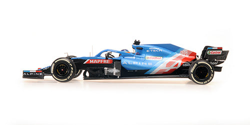 Minichamps 1/43 Alpine F1 Team A521 Fernando Alonso Qatar GP 2021 LE 1008 Pcs image 2