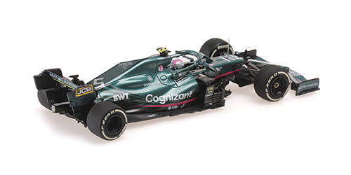 Minichamps 1/43 Aston Martin Cognizant F1 Team Amr21 S Vettel Monaco GP 2021 image 1