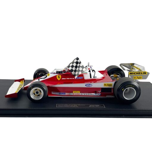 GP Replicas 1/12 Scale Model 1978 Canadian Grand Prix Winner Ferrari 312 T3 #12 G. Villeneuve with driver