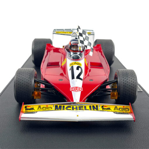 GP Replicas 1/12 Scale Model 1978 Canadian Grand Prix Winner Ferrari 312 T3 #12 G. Villeneuve with driver