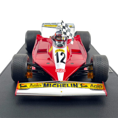 GP Replicas 1/12 Scale Model 1978 Canadian Grand Prix Winner Ferrari 312 T3 #12 G. Villeneuve with driver
