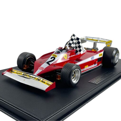 GP Replicas 1/12 Scale Model 1978 Canadian Grand Prix Winner Ferrari 312 T3 #12 G. Villeneuve with driver