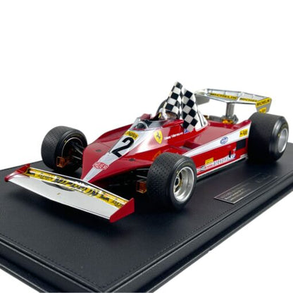 GP Replicas 1/12 Scale Model 1978 Canadian Grand Prix Winner Ferrari 312 T3 #12 G. Villeneuve with driver