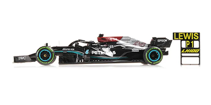 1/18 Minichamps Mercedes F1 W12 GP de Russie 2021 Lewis Hamilton - 100ème victoire