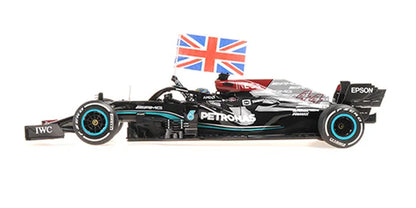 1/18 Mercedes Amg Petronas F1 W12 Eperformance Hamilton avec GP britannique 2021