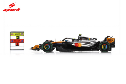 Sparkmodel 1/43 McLaren MCL39 No.4 McLaren Formula 1 Team Winner British GP 2025 Lando Norris