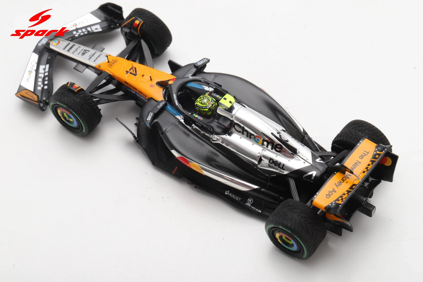 Sparkmodel 1/43 McLaren MCL39 No.4 McLaren Formula 1 Team Winner British GP 2025 Lando Norris
