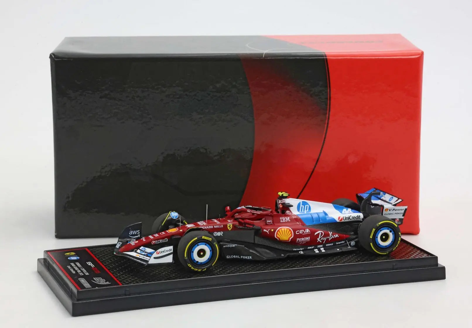 BBR Models 1/43 Ferrari SF25 F1 Miami GP Special Livery Lewis Hamilton L.E 121 pieces BBR Models