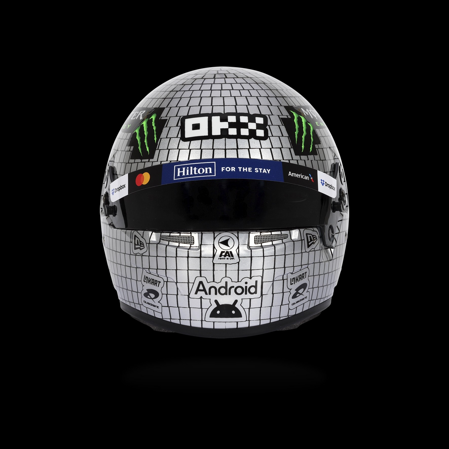 Bell Mini Helmet 1:2 Scale Lando Norris 2025 F1 Miami Grand Prix