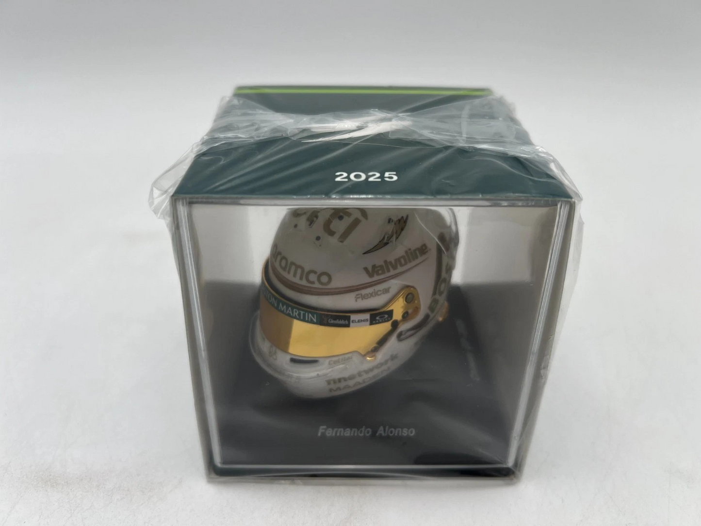 Spark Models 2025 1/5 Scale F1 Replica Helmet Fernando Alonso Aston Martin Aramco F1 Team Chinese GP #5HF200