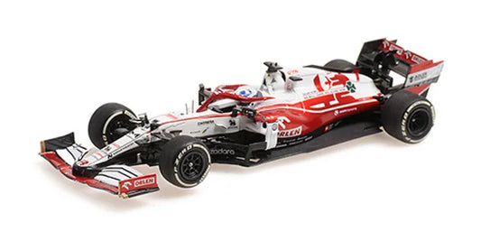 1/43 Alfa Romeo Racing Orlen C41 Kimi Raikkonen Course finale du GP d'Abu Dhabi 2021