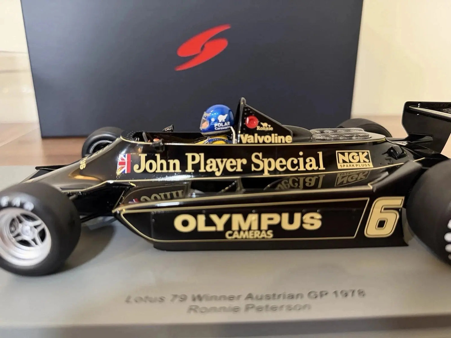 Sparkmodels 1/18 Lotus 79 No.6 Winner Austrian GP 1978 Ronnie Peterson Sparkmodel