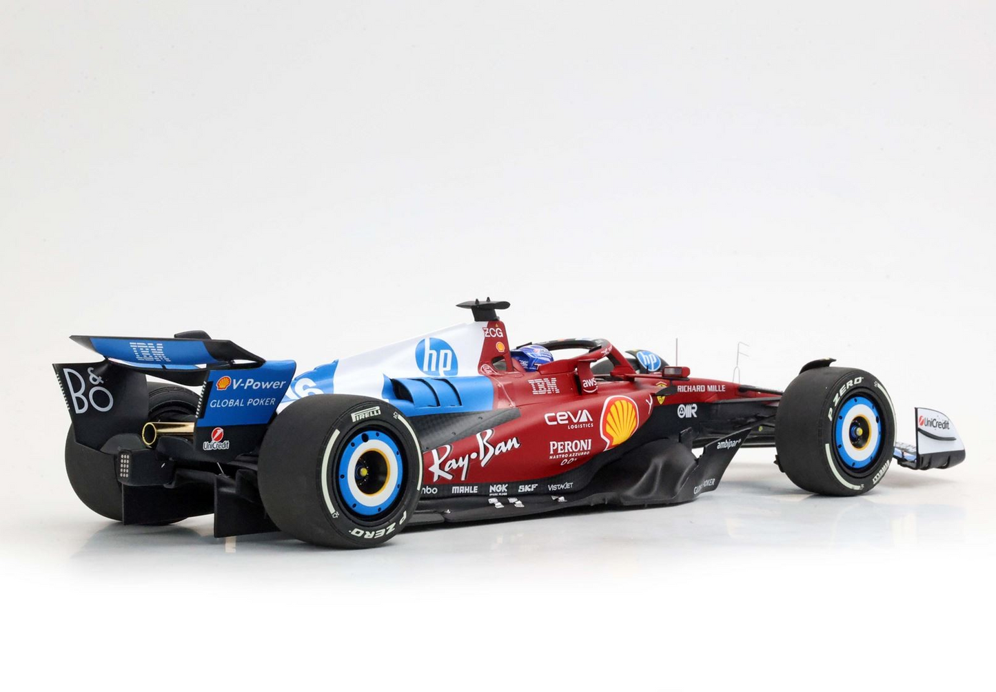 BBR Models 1/18 Ferrari SF25 F1 Miami GP Special Livery Charles Leclerc - Polyfoam Box